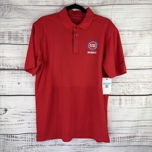 NWT NBA Detroit Pistons Member Basketball Nike Golf Polo Shirt SIZE Medium HTF